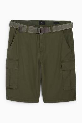 Shorts cargo con cintura