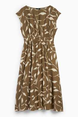 Fit & Flare Kleid - gemustert