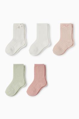 Confezione da 5 - calze per neonati