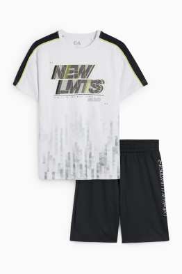 Set - sportshirt en -shorts - 2-delig