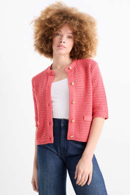 Gebreid vest - met structuur