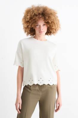 T-shirt - Broderie Anglaise