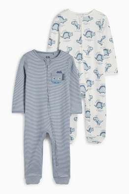 Set van 2 - dino - babypyjama