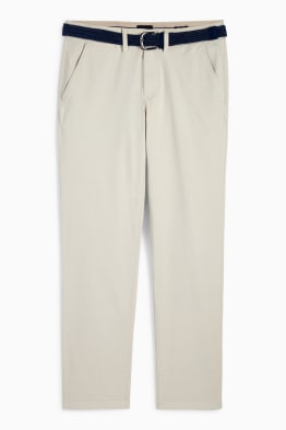 Pantaloni chino con cintura - regular fit