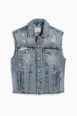 Jeans-Weste