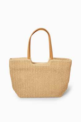 Large straw shopper