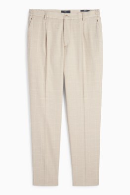 Baukasten-Hose - Slim Fit - Stretch - kariert