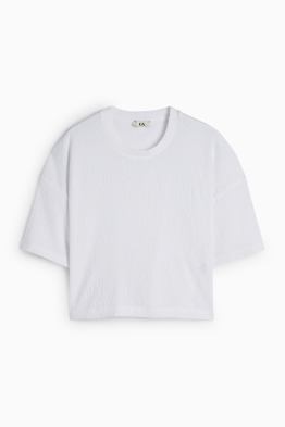 T-shirt - relaxed fit - textured