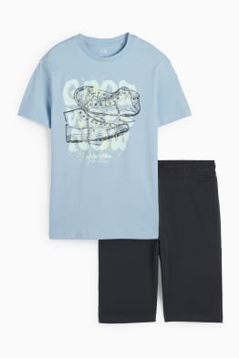 Pantof sport - set - tricou cu mânecă scurtă și pantaloni scurți - 2 piese