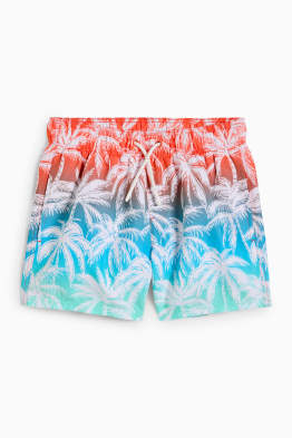 Palme - shorts da mare - con motivi