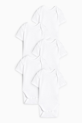 Multipack of 5 - baby bodysuit
