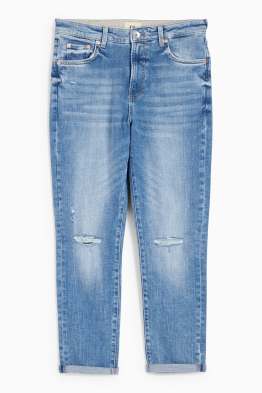 Boyfriend Jeans - Mid Waist