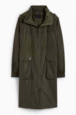 Parka con capucha - hidrófuga