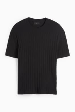 T-shirt - relaxed fit - ribbed