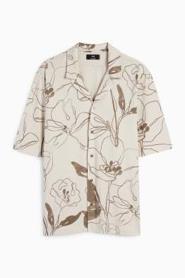 Chemise - relaxed fit - col à revers - à motif