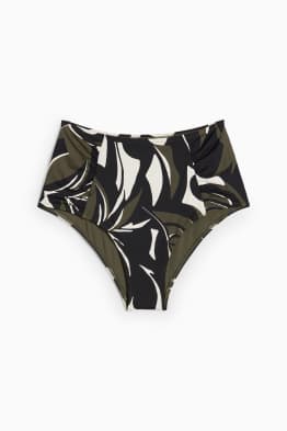 Bikini-Hose - High Waist - LYCRA® XTRA LIFE™ - gemustert