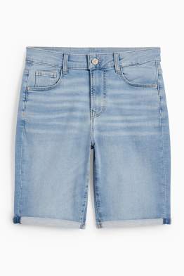 Jeans-Bermudas - Mid Waist - LYCRA®