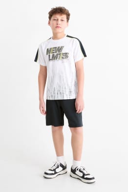 Set - sportshirt en -shorts - 2-delig