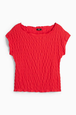 T-shirt - tessuto tramato