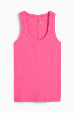 Basic top - ribstof