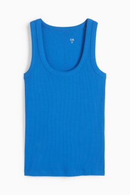 Basic top - ribstof