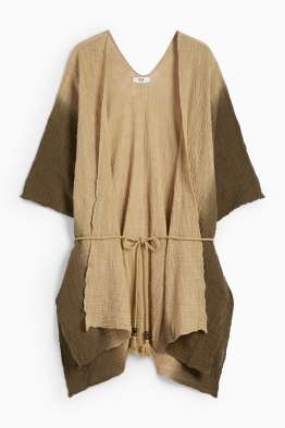 Kimono - à motif - texturé