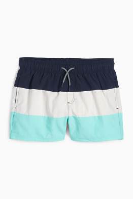 Costume boxer - a righe