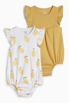 Set van 2 - citroen - babypyjama