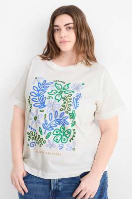 T-shirt orné de strass - slim fit