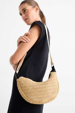 Sac à bandoulière en paille