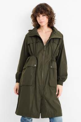Parka con capucha - hidrófuga
