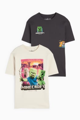 Lot de 2 - Minecraft - T-shirts