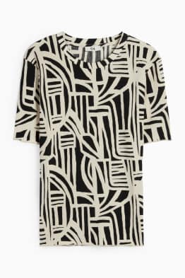Tricou - regular fit - cu model - structurat