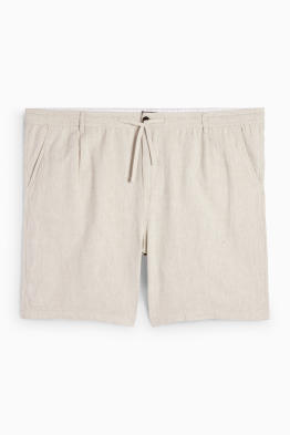 Shorts - Leinen-Mix