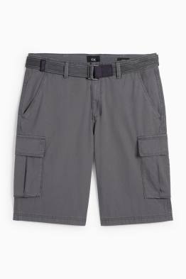 Shorts cargo con cintura