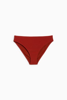 Bikini bottoms - mid-rise waist - LYCRA® XTRA LIFE™ - textured