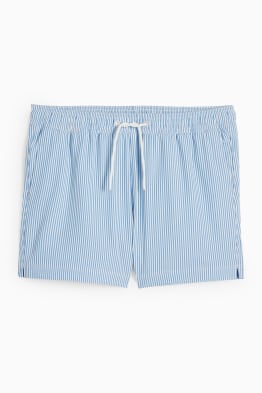 Badeshorts - gestreift - strukturiert