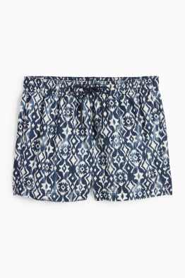Badeshorts - gemustert