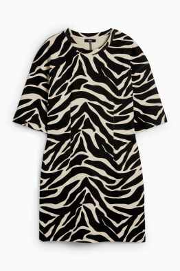 Robe-T-shirt - à motif