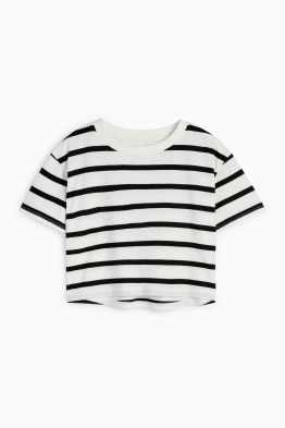 Tricou cu mânecă scurtă - cu dungi
