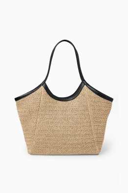 Großer Stroh-Shopper