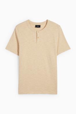 Samarreta d’estil Henley - de ratlles - texturada