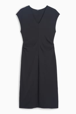 Vestito aderente con scollo a V
