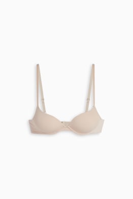 Biustonosz z fiszbinami - PLUNGE - push-up - LYCRA®