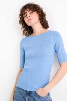 Maglione - tessuto tramato