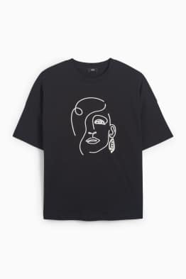 T-shirt con strass