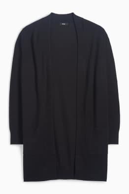 Lange Strickjacke