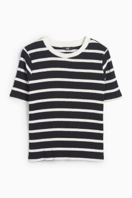 T-shirt - a coste - a righe