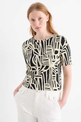 Tricou - regular fit - cu model - structurat