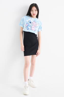 Lilo & Stitch - conjunto - camiseta de manga corta y vestido - 2 prendas
